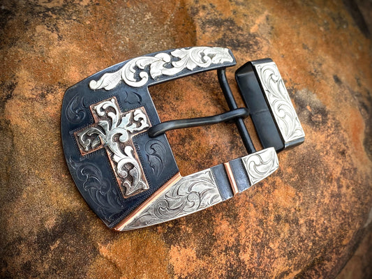 Belt Buckle Cross