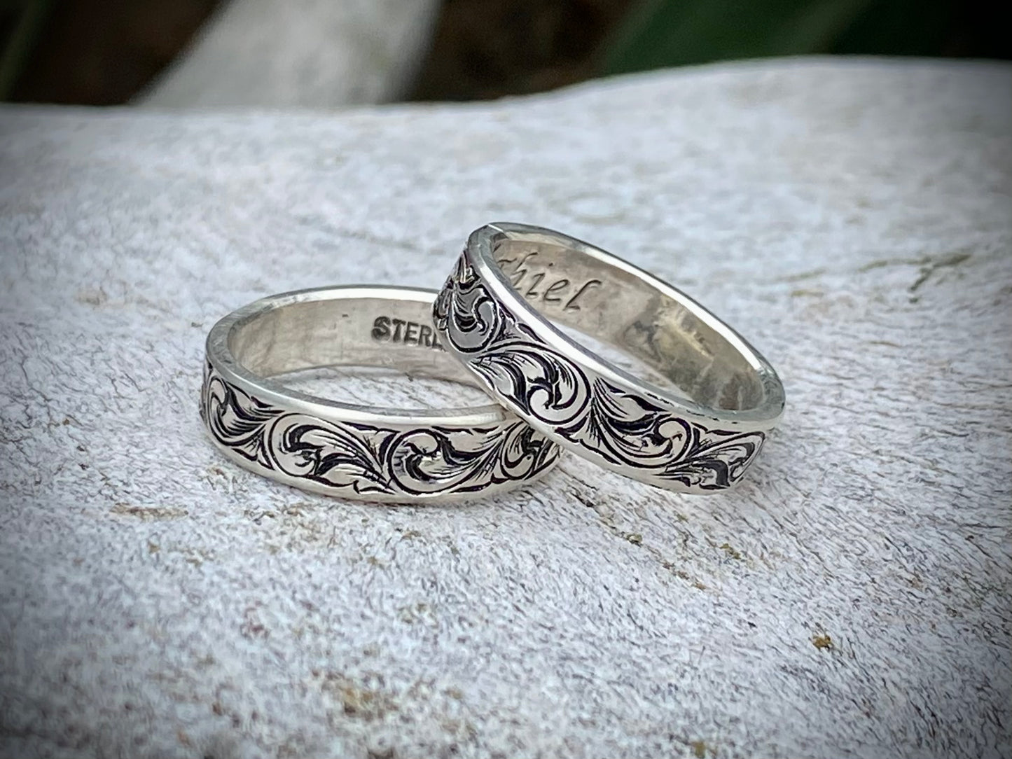 Sterling Band Sz 7 3/4